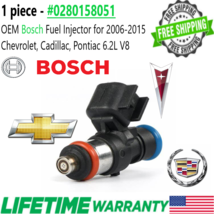 NEW Bosch Single Genuine Flow Matched Fuel Injector for 2009 Pontiac G8 6.2L V8 - £62.40 GBP