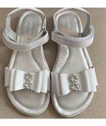 STRIDE RITE Girl&#39;s Meena White Leather Sandals Sz 13.5M  - $696.03 MXN