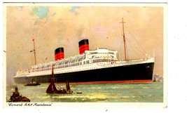 Cunard R.M.S. Mauretania Ship Postcard - £1.75 GBP
