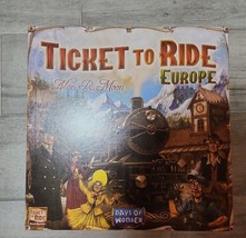 Ticket To Ride Europe Alan R. Moon Days of Wonder - $30.86