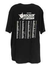 District Womens Shirt Size XL Black &quot;Rockin to the Finish&quot; FY-18 Carfax ... - $14.50
