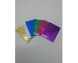 Lot Of (6) Vintage Shiny Foil Textured Japanse Small Size Trading Card S... - $20.20