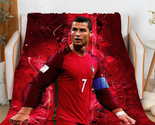 Sofa Blankets for Winter Cristiano Ronaldo Microfiber Bedding Custom War... - £51.38 GBP