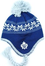 Toronto Maple Leafs CCM Classics NHL Team Logo Pom Pom Knit Hat/Beanie/Toque - £15.14 GBP