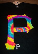 Retro Style Neon Pittsburgh Pirates Mlb Baseball T-Shirt Medium New w/ Tag - £15.82 GBP