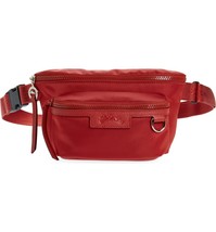 Longchamp Le Pliage Medium Neo Leather Trim Belt Bag Fanny Pack ~NIP~ Red - £175.18 GBP