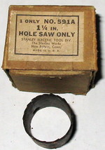 1 1/4" Hole Saw Stanley Electric Tool USA Made # 591A Drill Bit 15V - $4.49