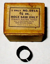  Hole Saw 3/4&quot; Stanley Electric Tool USA Made # 591A Drill Bit 16E - $4.49
