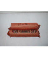 69 to 96 Mystery roll LINCOLN CENTS  2 Each Rolls Pennies 16G - £4.75 GBP