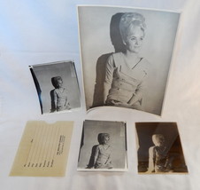 B &amp; W Vintage 4&quot;x 5&quot; Negative 9&quot;x 8&quot; 4 1/2&quot; x 4&quot; Prints 1950&#39;s Models # 8 19V - £10.04 GBP