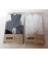 Occasions Celebrate It Sash 60.6 One Black One White With Pearls Michael... - €8,18 EUR