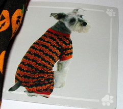 Dog Pajamas Halloween Extra Small Size Mini Pumpkins Outfit Celebrate It 33Y - £6.67 GBP