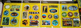 National Geographic Animals Dimensional Stickers 4ea Different Sets 59G - £4.38 GBP