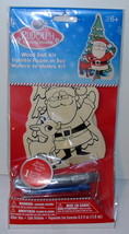 Rudolph Wood Doll Kit With Markers and Glitter Glue Kids Crafts 6+ 7&quot; x ... - $5.49