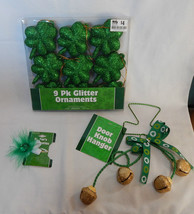 Happy St Patricks Day Accessories Glitter Ornaments Door Knob Hanger Hair 49A - £6.17 GBP