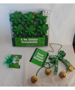 Happy St Patricks Day Accessories Glitter Ornaments Door Knob Hanger Hai... - £6.29 GBP
