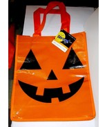 HALLOWEEN Shopping Tote Bags Boo tique 10&quot; By 12&quot; Pumpkin Spooky colors 45O - £3.12 GBP