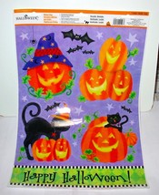 HALLOWEEN Window Clings By Celebrate It Washable Reusable 15&quot; x 12&quot; Pumpkin 46V - £3.94 GBP