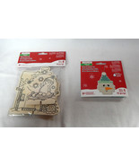 Creatology Christmas Holiday Wood Scene &amp; Ornament Kits 6+Snowman Candy ... - £4.63 GBP