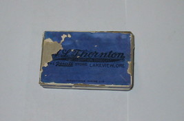 Vintage Rexall Drug Store Pill Box 1938 2 3/4&quot; x 1 3/4&quot; Lakeview OR AL Thor 65V - £6.32 GBP