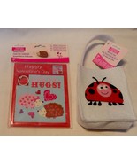 Valentine&#39;s Day Creatology Mini Felt Tote &amp; Sliding Puzzle5+Ladybugs 4.5... - £5.85 GBP