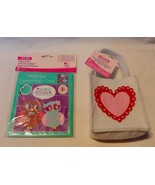 Valentine&#39;s Day Creatology Mini Felt Tote &amp; Sliding Puzzle 5+ Owls 4.5 x... - £5.85 GBP