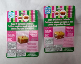 Christmas Grow Your Own Fruit cake Up to 600% its Size 2ea Just Add Wate... - £4.69 GBP