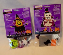 Halloween Felt Activity Kits Creatology Witch &amp; Skeleton 35pc Total 4&quot;x5... - £4.71 GBP