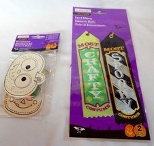 Halloween Wood Ornaments &amp; Award Ribbons by Creatology 4+ Owl &amp; Pumpkin 47E - £5.46 GBP