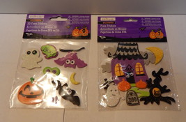 Halloween Foam Stickers Creatology 15pc Haunted House Bat Ghost Pumpkin Owl 39U - £4.74 GBP