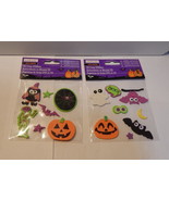 Halloween Foam Stickers Creatology 15pc Bat Ghost Pumpkin Skelton Owl Sp... - £4.66 GBP