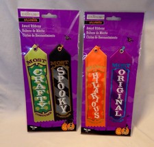 Halloween Award Ribbons for best Costume By Creatology 4ea Spooky Crafty 35W - £4.70 GBP