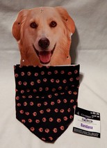 Halloween Dog Pet Bandana Celebrate It Little Pumpkins on it Black &amp; Ora... - $4.93