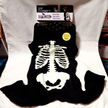 Halloween Dog Pet Costume Celebrate It Lg Skeleton Pajama Glow in the Da... - $7.89