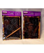 Halloween Glimmer Art Scratch Cards By Creatology 6+ Monster &amp; Pumpkin 2... - $111.95 MXN