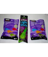 Halloween Glowing Party Favors 6" Green Light Stick Creatology 9 items total 42F - $7.89