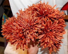 Ashland Fall Bushes Decor Picks Stems Fillers Brown Flowers 2ea 16&quot; x  7... - $5.89