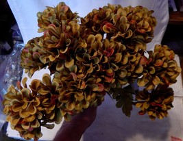 Ashland Fall Bushes Decor Picks Stems Fillers Flowers 3ea 12&quot; x 7&quot; Mater... - £3.94 GBP