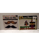 Halloween Boo tique Iron on Transfers &amp; Appliques Happy Owl O Ween Musta... - €5,09 EUR