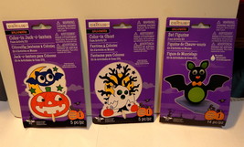 An item in the Crafts category: Halloween Foam Activity Kits By Creatology 6+Ghost Pumpkin Bat 24pc 40B
