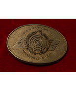 Belt Buckle 1984 Committee of U.S. Shooting Team Engraved 3 1/2&quot; by 2 1/... - $17.64 CAD