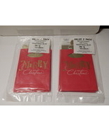 Gift Card Holders With Tissue Hallmark Red Merry Christmas 6 Total 4&quot; x ... - £4.69 GBP