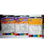 HALLOWEEN Magic Paint Puzzles By Savvi 3 Kits Total 6 Different Ones 4+ ... - $7.89