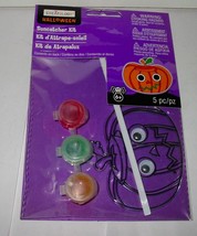 An item in the Crafts category: HALLOWEEN Suncatcher Kit By Creatology 5pc 6+ Pumpkin Maker & Stain Paint 46L