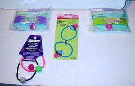 Creatology silicone Bracelets &amp; Berry Bands Pony O&#39;s by Michaels 4pk 7 Items 32G - £6.30 GBP