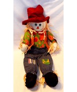 Halloween Decor Harvest Scarecrow By Celebrate It 20&quot; x 9&quot; Rocks in Pant... - €6,77 EUR