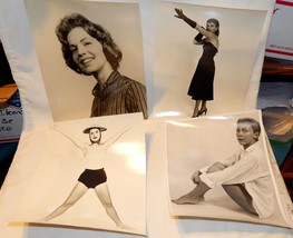 B&amp;W Vintage 8 x 10 Prints 4ea 1950&#39;s Glamour Girls Models Pinups Originals 19W - £7.78 GBP