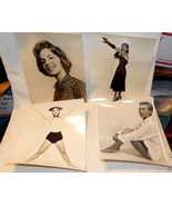 B&amp;W Vintage 8 x 10 Prints 4ea 1950&#39;s Glamour Girls Models Pinups Origina... - £7.74 GBP