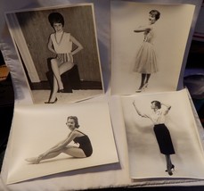 B&amp;W Vintage 8 x 10 Prints 4ea 1950&#39;s Glamour Girls Models Pinups Originals 20B - £7.95 GBP