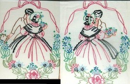 THE KISS Old Fashioned Southern Belle &amp; Beau embroidery pattern S7269    - $95.18 MXN